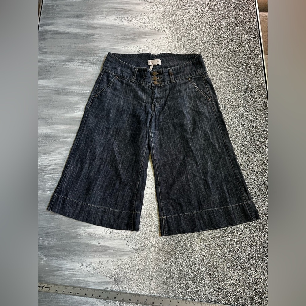 rag & bone Dark Blue Flare Jeans - Picture 1 of 14
